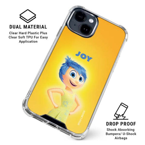Disney Inside Out Joy Portrait iPhone 15 Clear Case